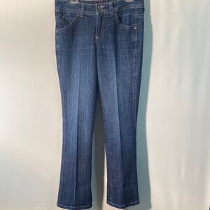 Gloria Vanderbilt Women's Straight Leg Blue Jeans